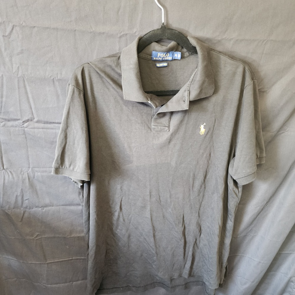 Polo Ralph Lauren Men's Polo Shirt Size XL Black Classsiz Fit - Picture 1 of 5